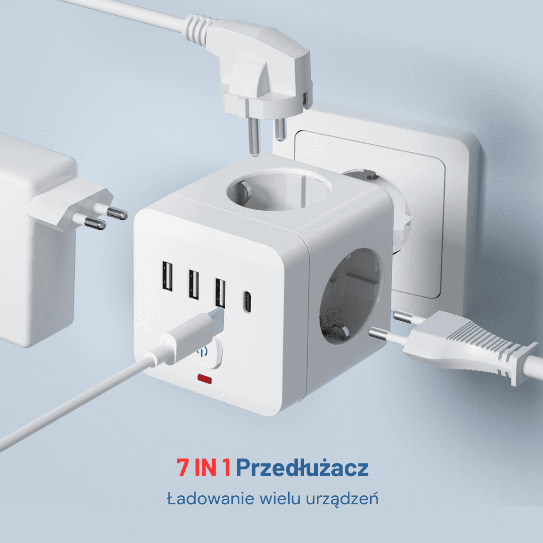 Listwa zasilająca 7w1