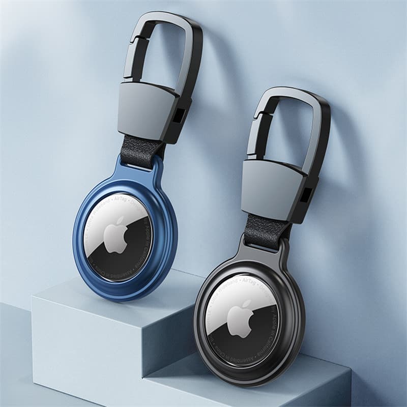 Metalowa obudowa AirTag z brelokiem magnetyczna